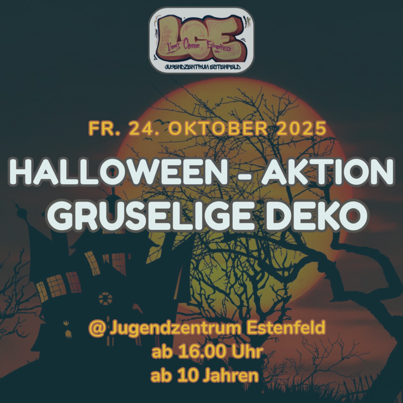Halloweenaktion JUZ Estenfeld 24.10.2025